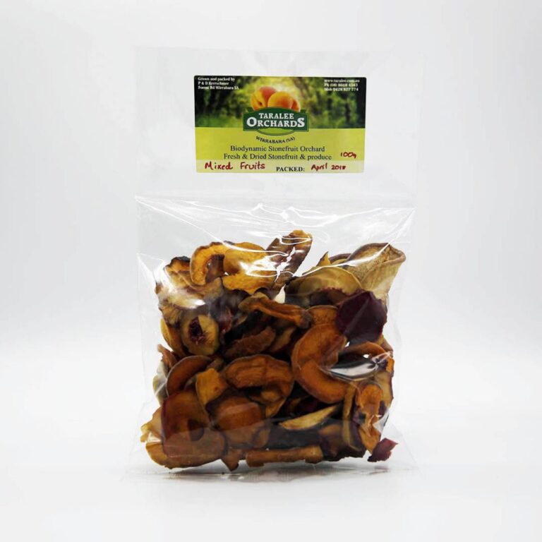 Taralee Orchards - Organic Dried Mixed Fruits - 100g