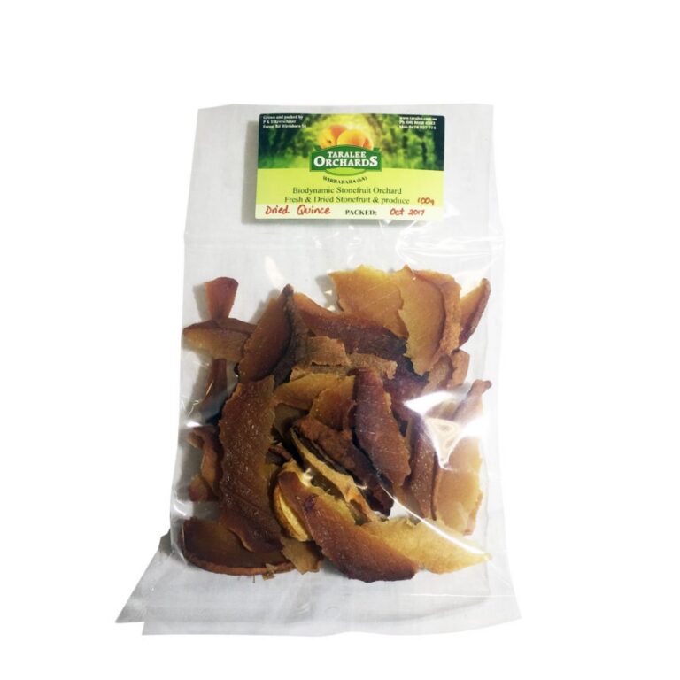 Taralee Orchards - Organic Dried Quince - 100g