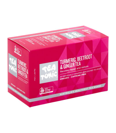 Tea Tonic Organic Turmeric Beetroot & Ginger Tea x 20 Tea Bags