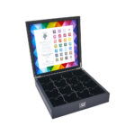 Tea Tonic Wooden Tea Chest Deluxe Black - Image 3