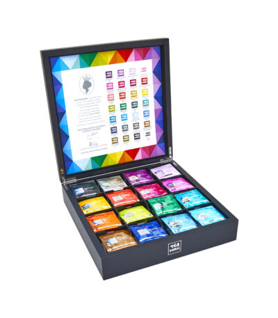 Tea Tonic Wooden Tea Chest Deluxe Black x 105 Tea Bags