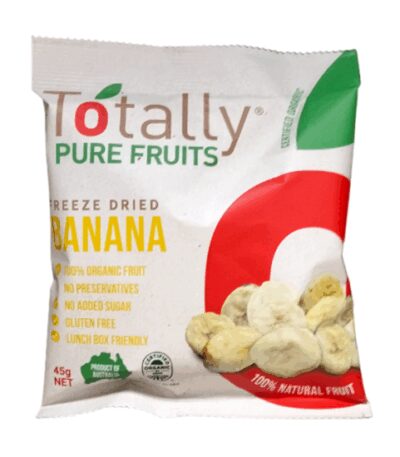 Totally Pure Fruits - Organic Freeze Dried Banana - 45g