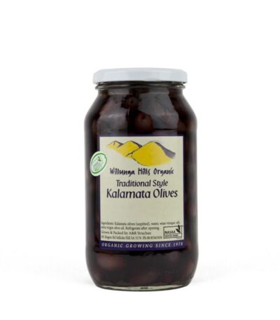 Willunga Hills - Organic Kalamata Olives - 500g
