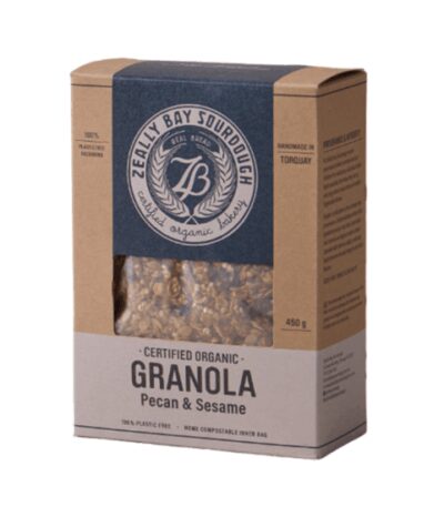Zeally Bay - Organic Granola Pecan & Sesame Coconut Sugar - 450g