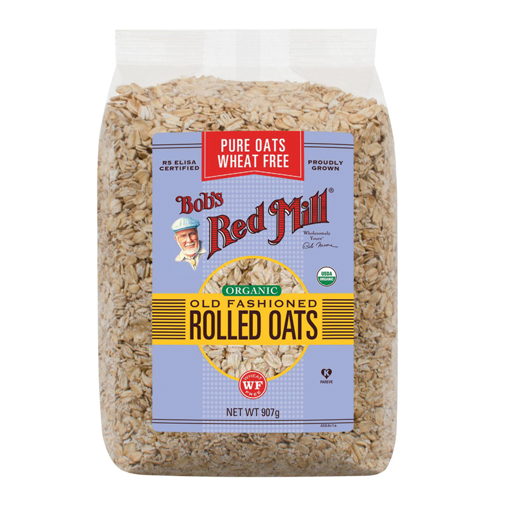 Bob's Red Mill Organic Oats Rolled (Old Fashioned) 907g Bob's Red Mill Organic Oats Rolled (Old Fashioned) 907g