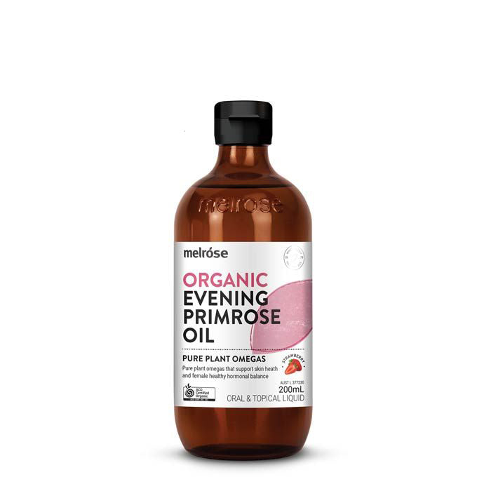 Melrose Evening Primrose Oil Organic Strawberry 200ml