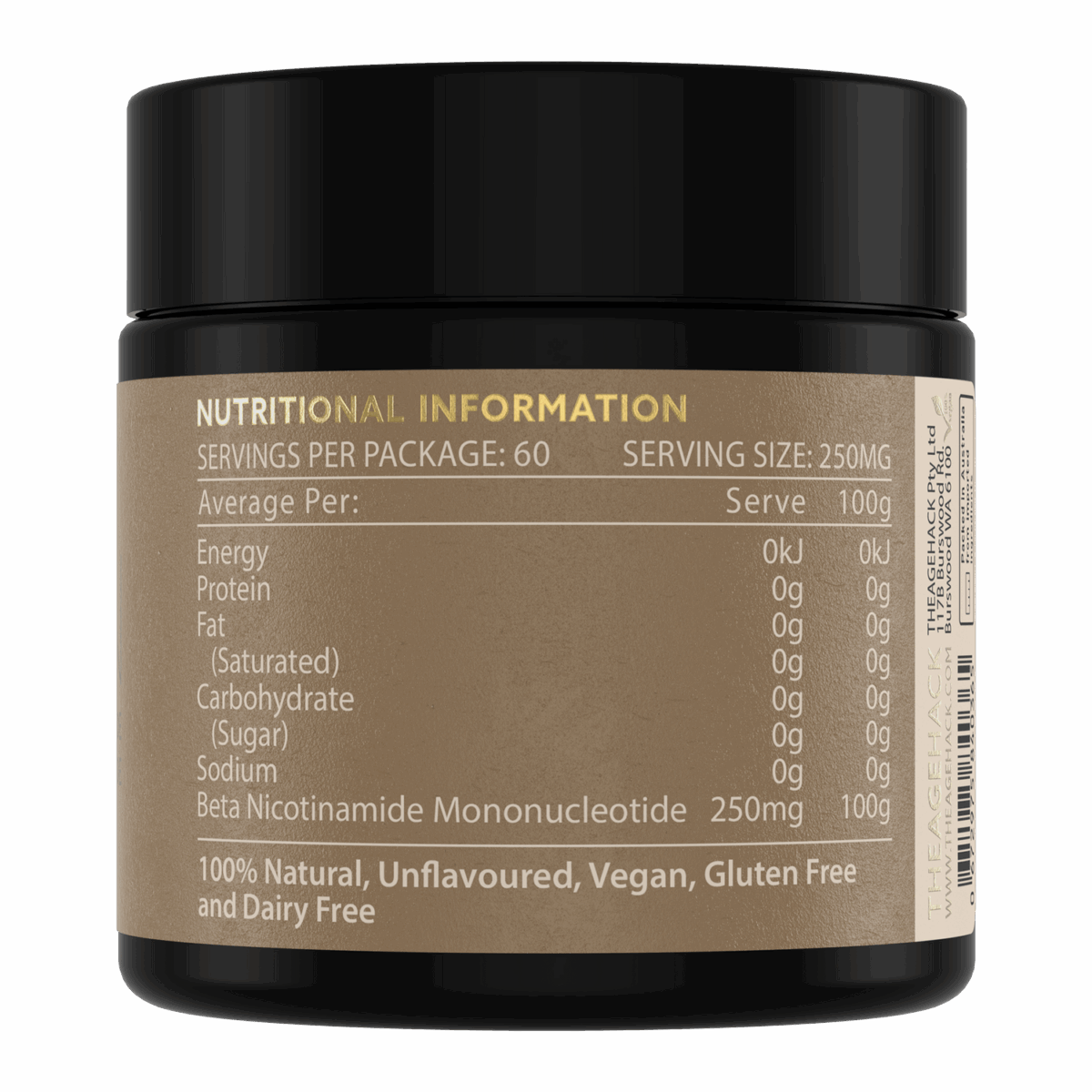 TheAgeHack NMD Beta-Nicotinamide Mononucleotide - Image 2