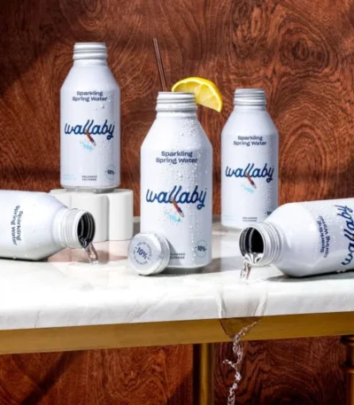 Wallaby Sparkling Spring Water 24 x 400ml Bottles