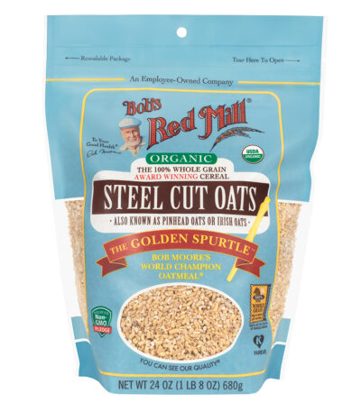 Bob's Red Mill Org Oats Steel Cut 680g