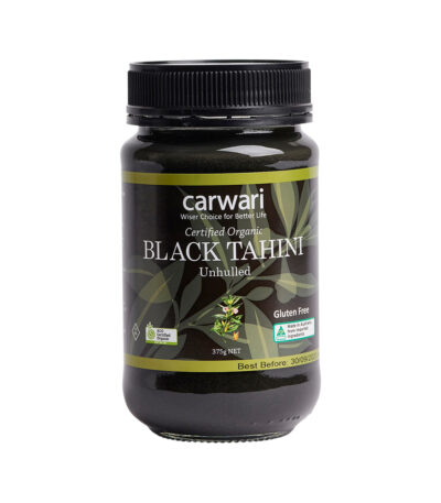 Carwari Organic Tahini Black Unhulled 375g