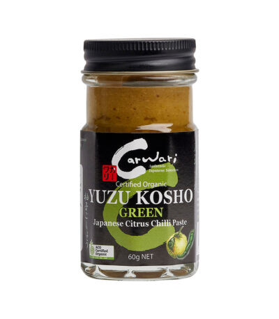 Carwari Organic Yuzu Kosho (Citrus Chilli Paste) Green Jar 60g