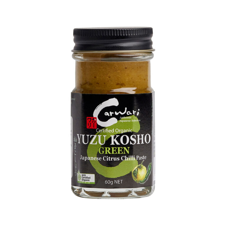Carwari Organic Yuzu Kosho (Citrus Chilli Paste) Green Jar 60g