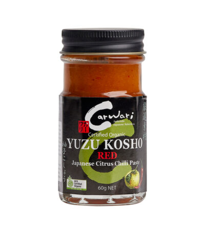Carwari Organic Yuzu Kosho (Citrus Chilli Paste) Red Jar 60g