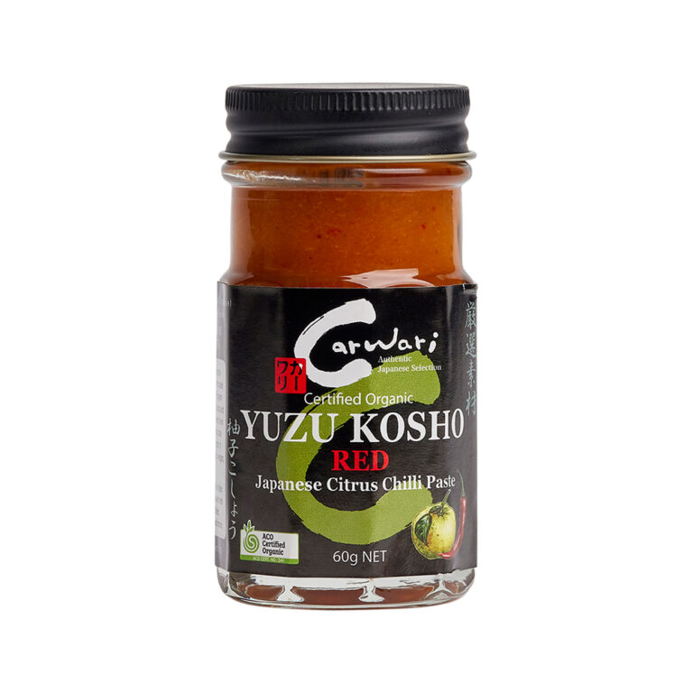 Carwari Organic Yuzu Kosho (Citrus Chilli Paste) Red Jar 60g