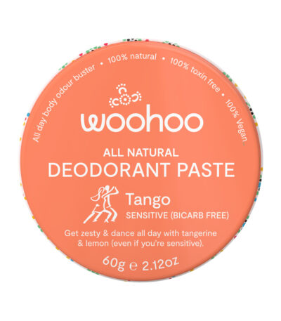Woohoo Deodorant Paste Tango (Sensitive) Tin 60g
