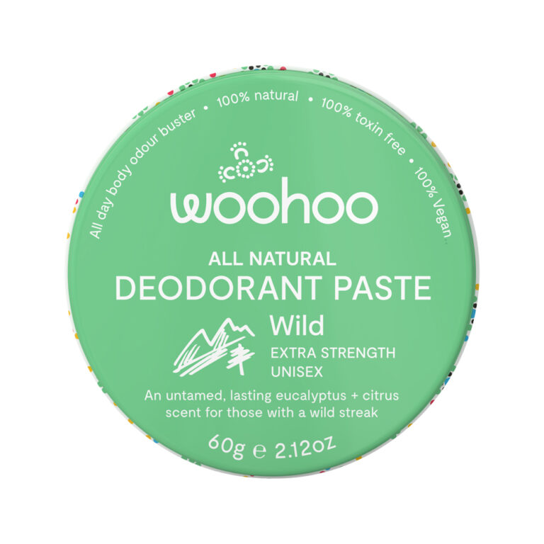 Woohoo Deodorant Paste Wild (Extra Strength Unisex) Tin 60g