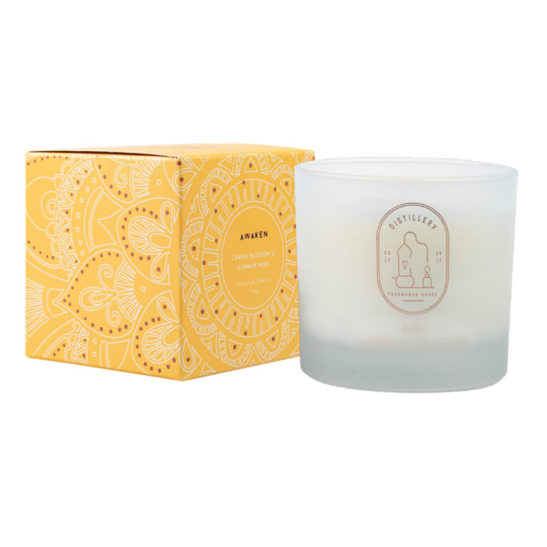 Distillery Soy Candle Awaken Lemon Blossom & Summer Moss 190g