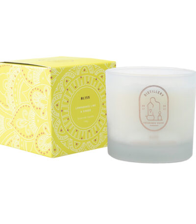 Distillery Soy Candle Bliss Lemongrass Lime and Ginger 190g