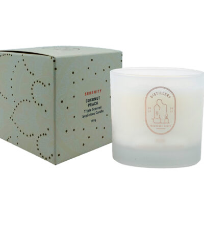 Distillery Soy Candle Serenity Coconut Peach 190g