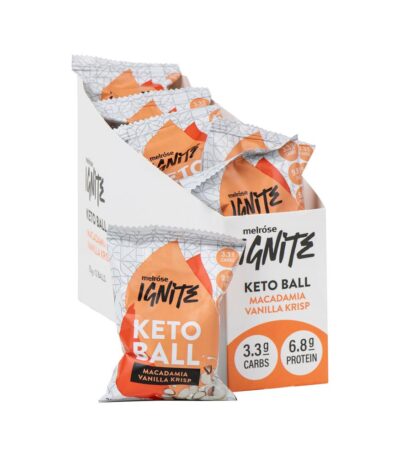 Melrose Ignite Keto Ball Macadamia Vanilla Krisp 35g x 12 pack