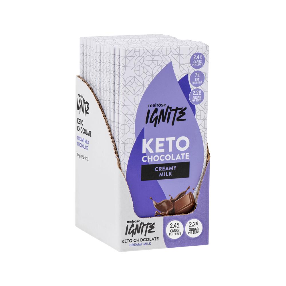 Melrose Ignite Keto Chocolate Milk 100g x 12 pack Melrose Ignite Keto Chocolate Milk 100g x 12 pack