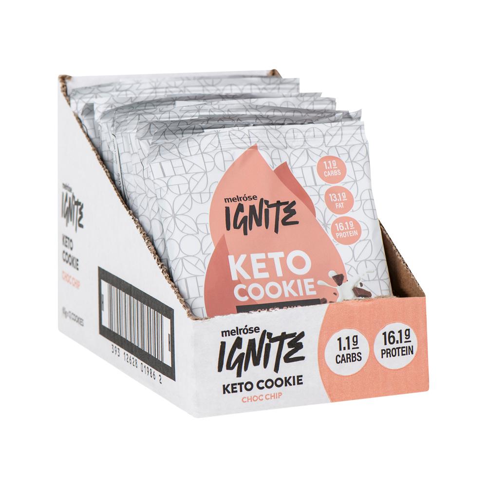Melrose Ignite Keto Cookie Choc Chip 60g x 12 packets Melrose Ignite Keto Cookie Choc Chip 60g x 12 packets