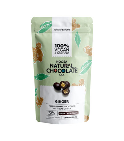 Noosa Natural Chocolate Co. Dark Chocolate Ginger 100g