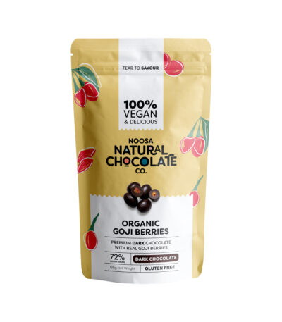 Noosa Natural Chocolate Co. Dark Chocolate Organic Goji Berries 125g