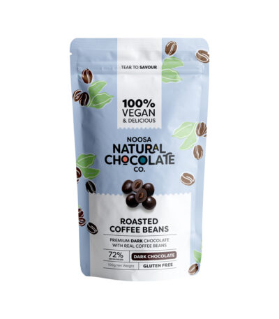 Noosa Natural Chocolate Co. Dark Chocolate Roasted Coffee Beans 100g