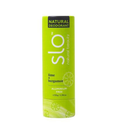Slo Natural Beauty Deodorant Stick Lime and Bergamot 55g