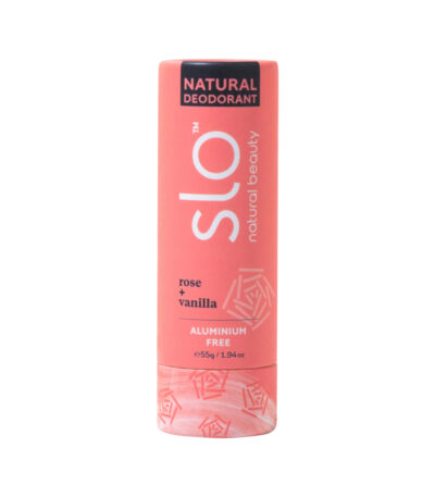 Slo Natural Beauty Deodorant Stick Rose and Vanilla 55g
