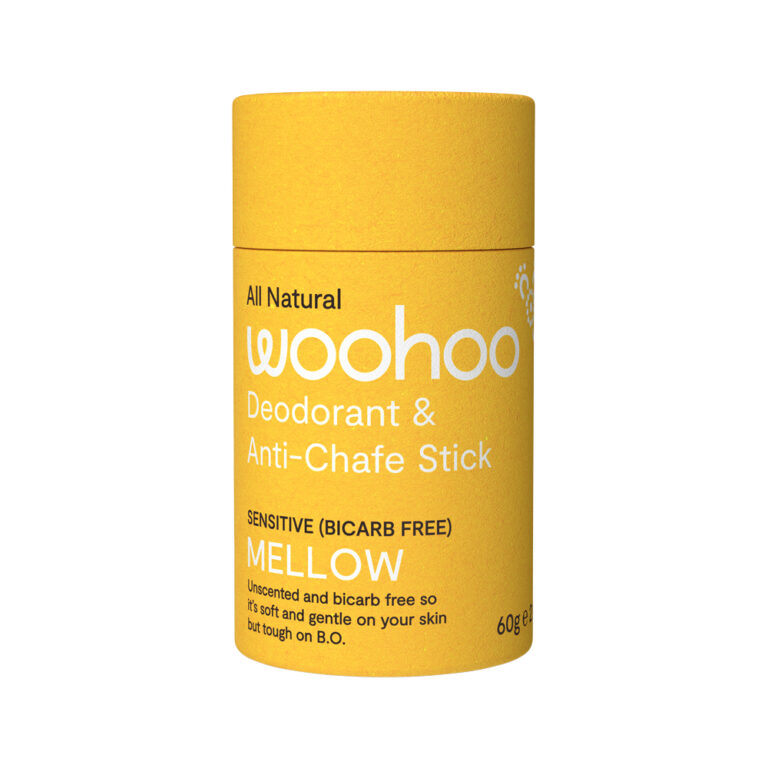 Woohoo Deodorant and Anti Chafe Stick Mellow (Sensitive) 60g