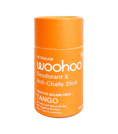 Woohoo Deodorant and Anti Chafe Stick Tango (Sensitive Bicarb Free)