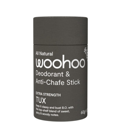 Woohoo Deodorant and Anti Chafe Stick Tux (Extra Strength) 60g