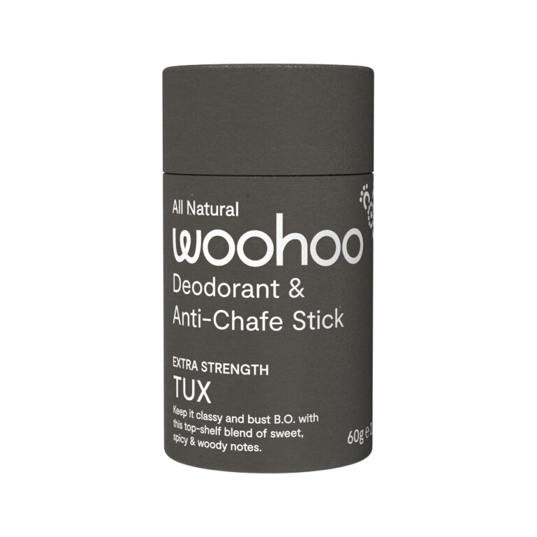 Woohoo Deodorant and Anti Chafe Stick Tux (Extra Strength) 60g