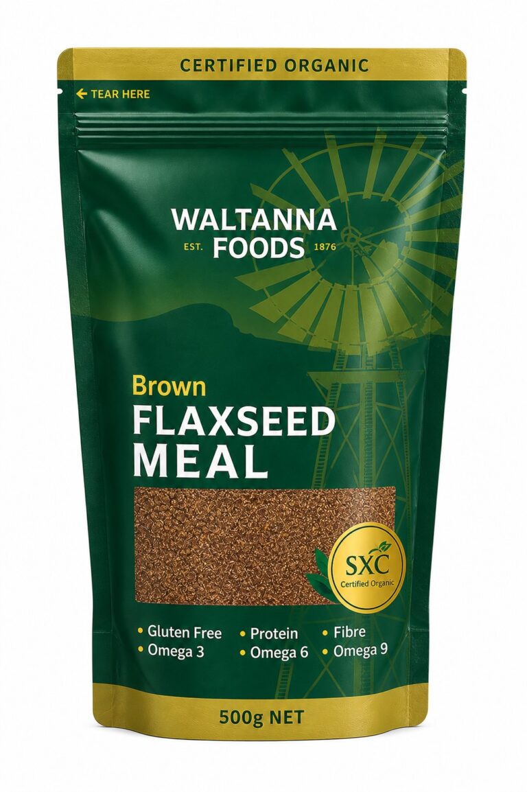 Waltanna Foods Brown Organic Flaxseed Meal 500g