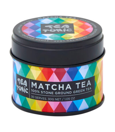 Tea Tonic Organic Matcha Green Tea Elderflower Tin 30g