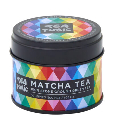 Tea Tonic Organic Matcha Green Tea Peach Tin 30g
