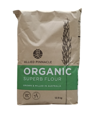 Allied Pinnacle - Organic Flour Superb Bakers 12.5kg