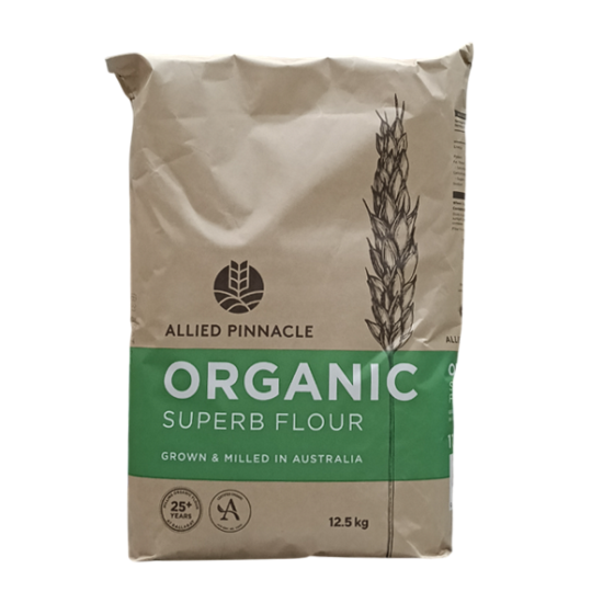 Allied Pinnacle - Organic Flour Superb Bakers 12.5kg