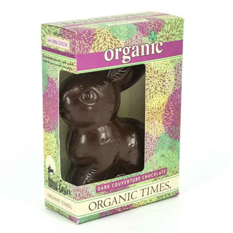 Organic Times Dark Chocolate Easter Bunny