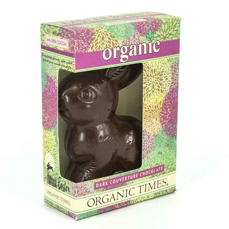 Organic Times Dark Chocolate Easter Bunny
