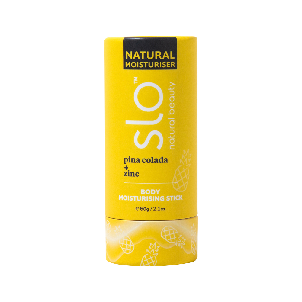 Slo Natural Beauty Body Moisturising Stick Pina Colada and Zinc 60g