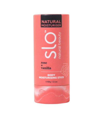 Slo Natural Beauty Body Moisturising Stick Rose and Vanilla 60g