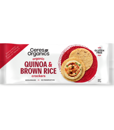 Ceres Organics - Crackers - Brown Rice Quinoa