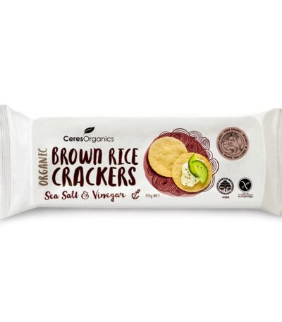 Ceres Organics - Crackers - Brown Rice Salt & Vinegar