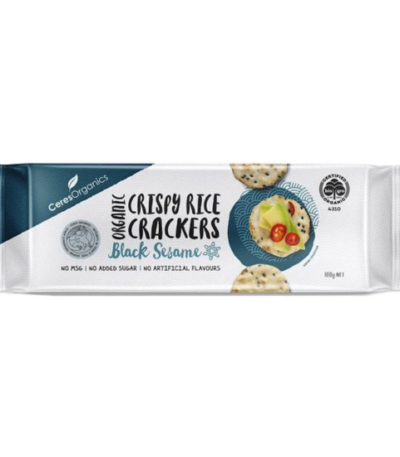 Ceres Organics - Crackers - Crispy Black Sesame
