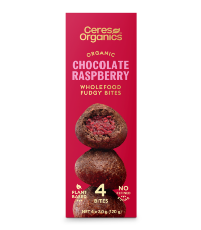 Ceres Organics Fudgy Bites Raspberry Chocolate
