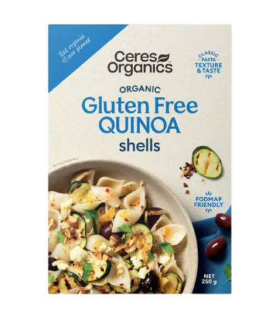 Ceres Organics - Organic Pasta Shells Quinoa (Gluten Free) 250g