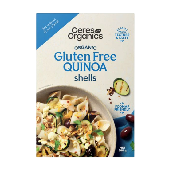 Ceres Organics - Organic Pasta Shells Quinoa (Gluten Free) 250g